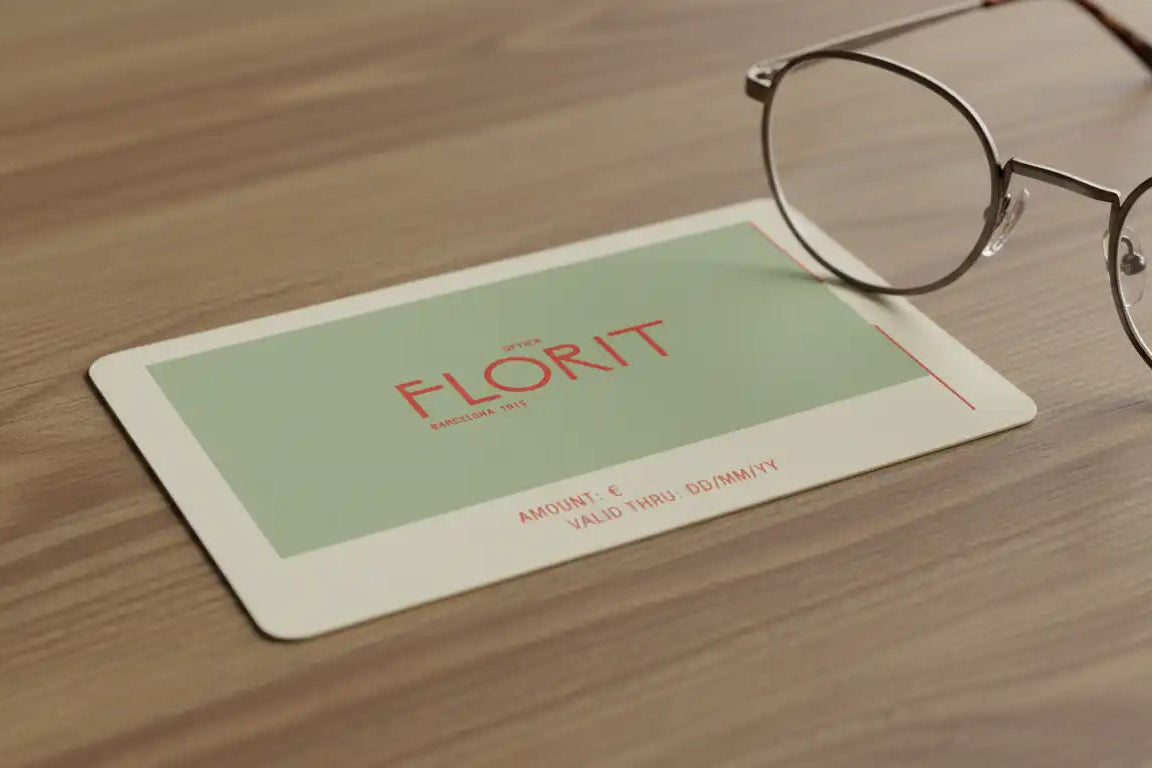 Cupón Tarjeta Regalo Òptica Florit Barcelna