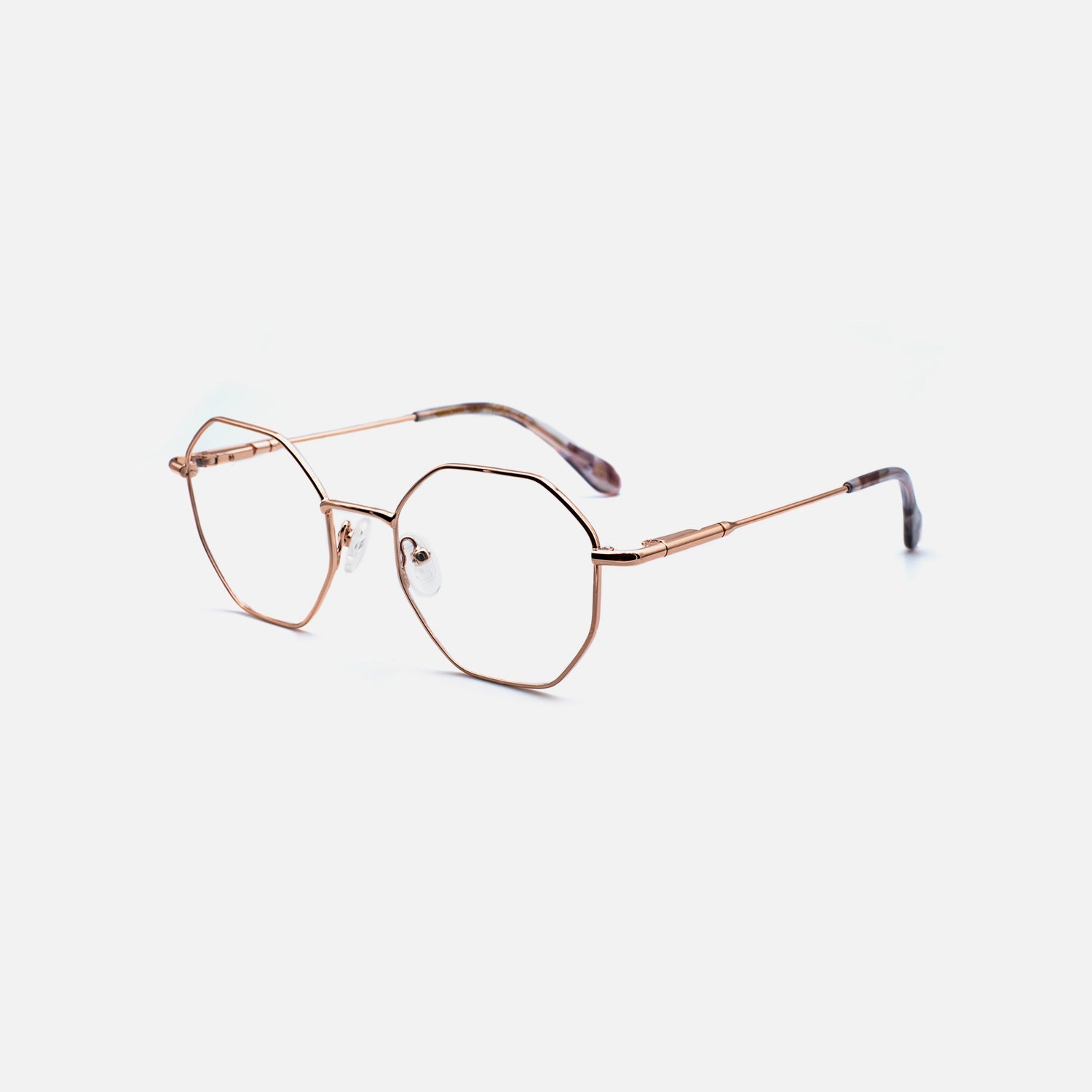 GAFAS_METALICAS-DORADAS_ROSAS_HEXAGONALES_BARCELONA_FLORIT_GANDUXER_C1