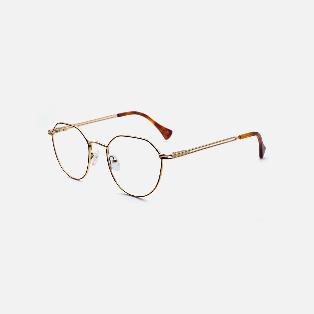 GAFAS_METALICAS_DORADAS_REDONDAS_MEDIANAS_BARCELONA_FLORIT LONDRES_C2