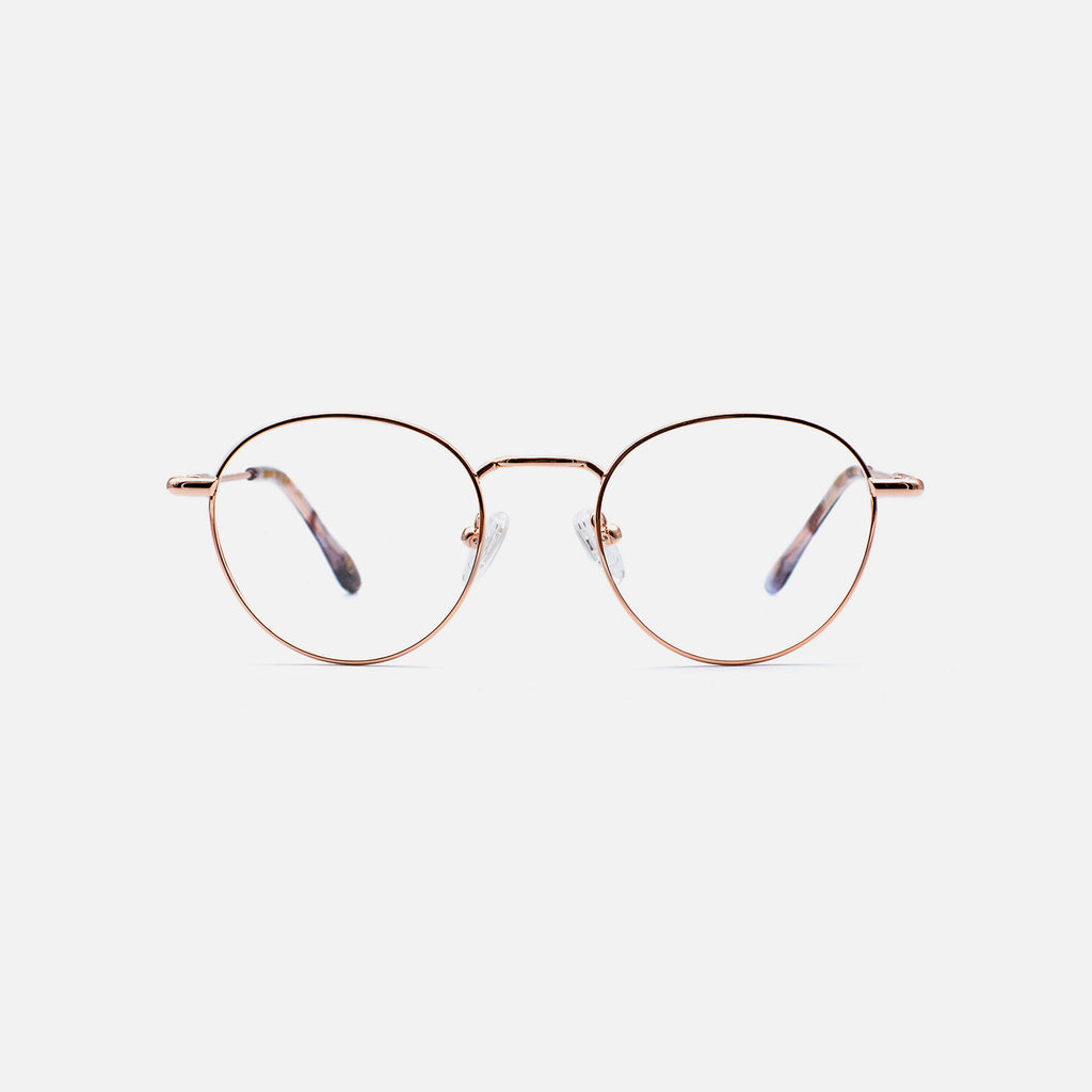GAFAS_METALICAS_REDONDAS_DORADAS_ROSAS_PEQUEÑAS_BARCELONA_FLORIT VERGOS_C1
