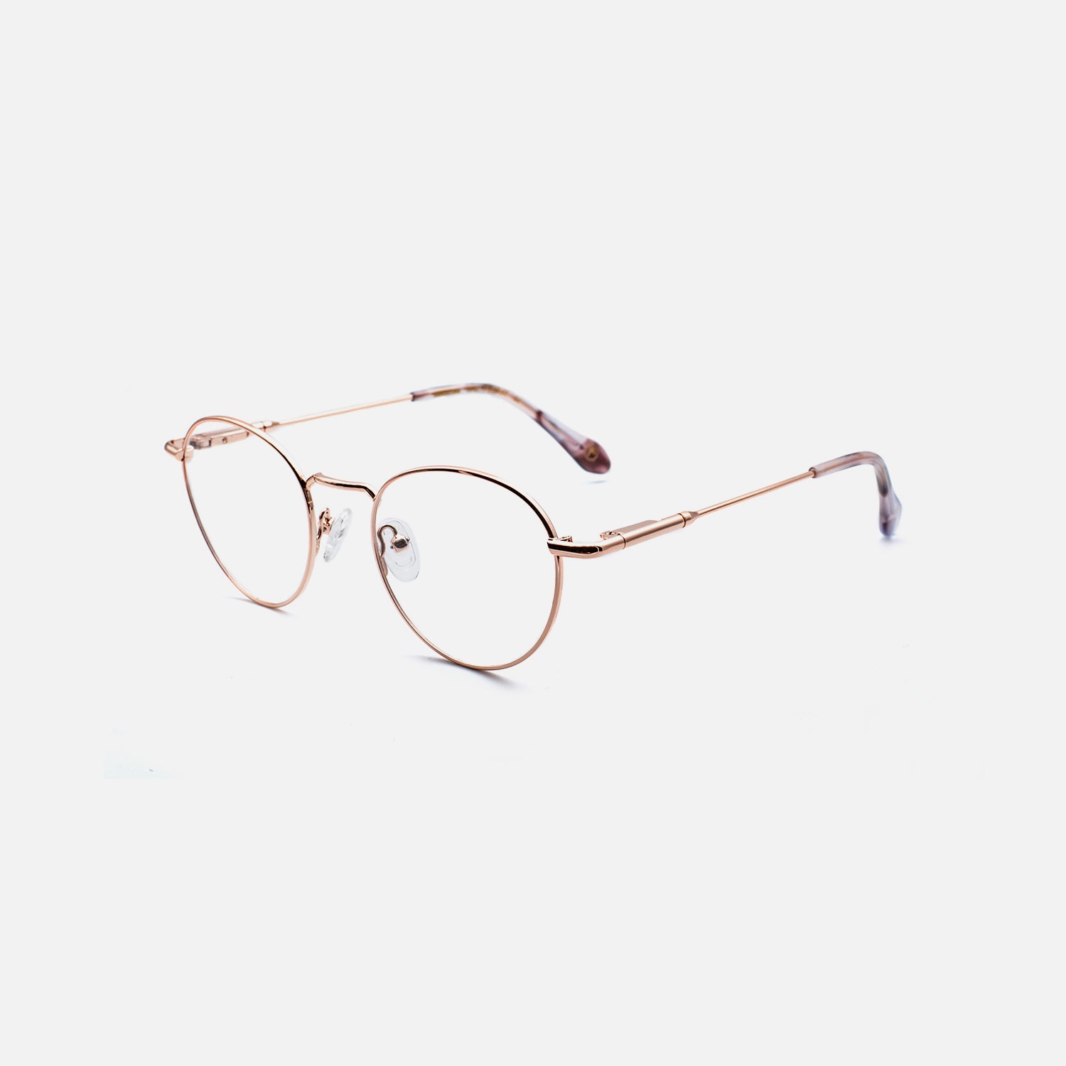 GAFAS_METALICAS_REDONDAS_DORADAS_ROSAS_PEQUEÑAS_BARCELONA_FLORIT VERGOS_C1_2